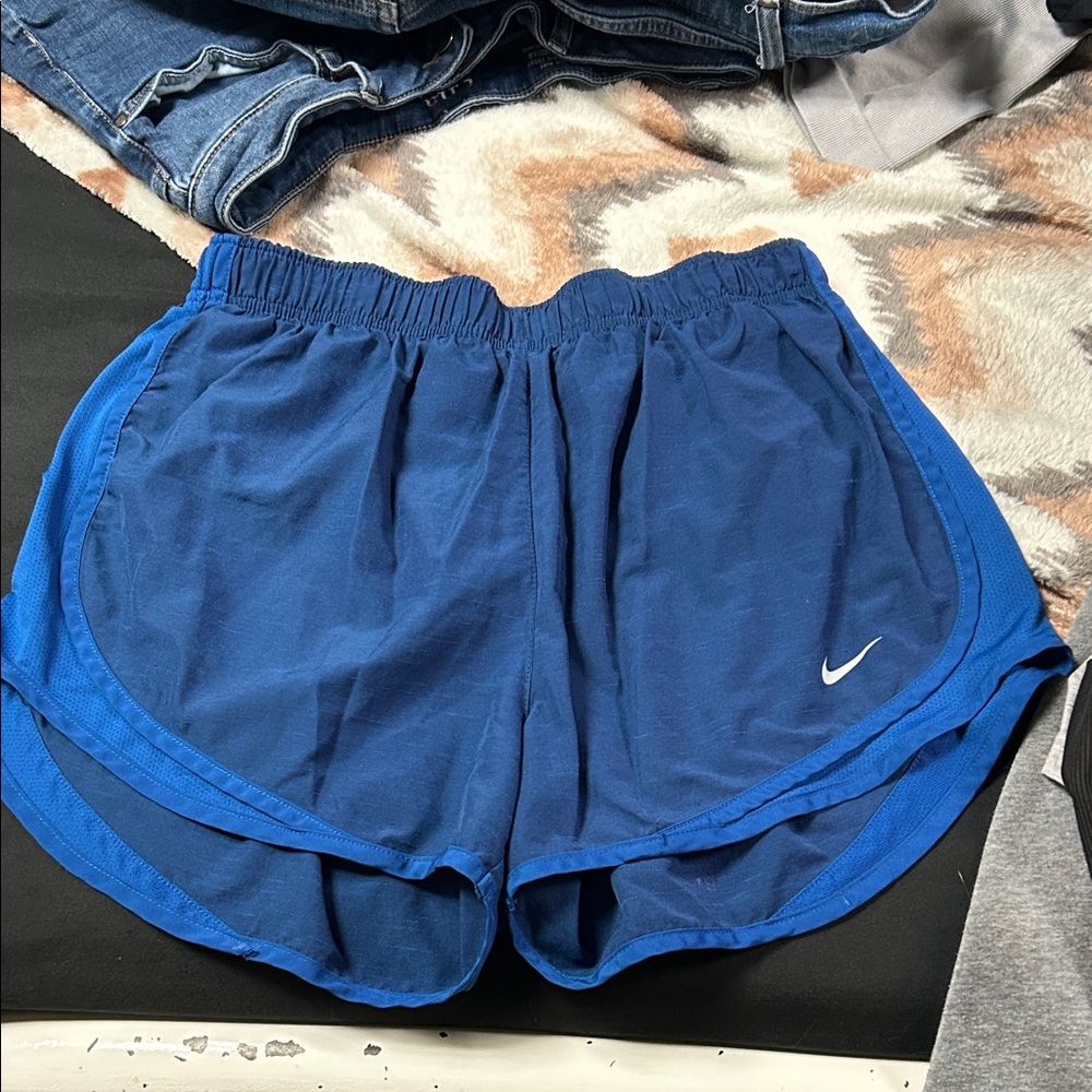 Nike Women's Deep Blue Athletic Shorts